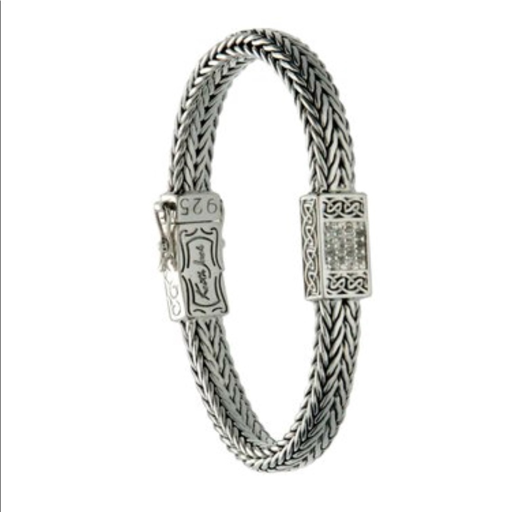 Keith Jack bracelet with saphires